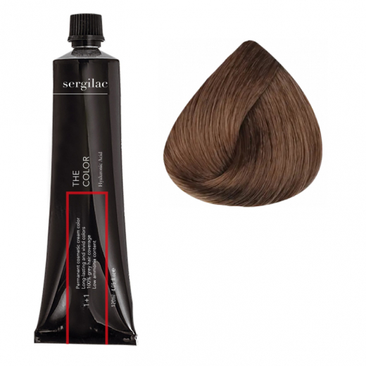 Крем-краска для волос SERGILAC №6.4, 120 ml
