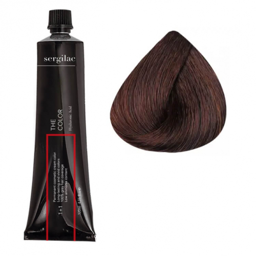 Крем-краска для волос SERGILAC №6.56, 120 ml НФ-00021406