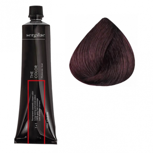 Крем-краска для волос SERGILAC №6.77, 120 ml