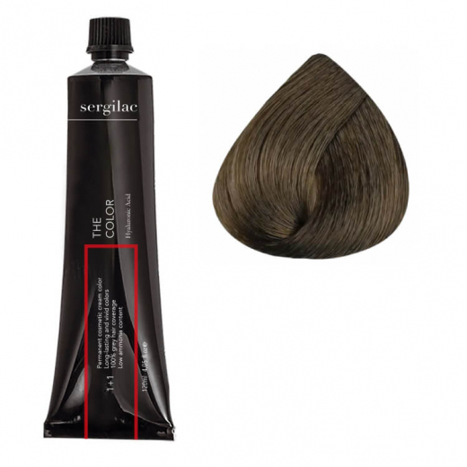 Крем-фарба для волосся SERGILAC №7, 120 ml