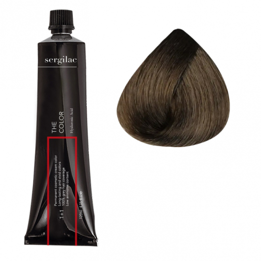 Крем-фарба для волосся SERGILAC №7.00, 120 ml