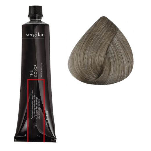 Крем-краска для волос SERGILAC №7.17, 120 ml
