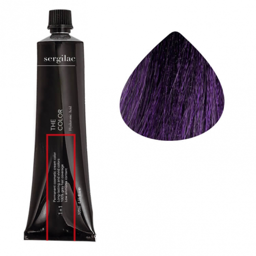 Крем-краска для волос SERGILAC №104, 120 ml