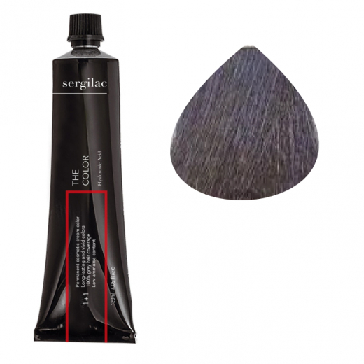 Крем-краска для волос SERGILAC №105, 120 ml