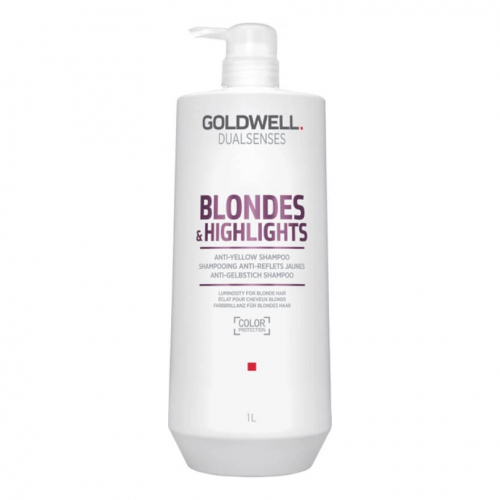 Goldwell Шампунь DSN Blondes&Highlights проти жовтизни для освітленого волосся, 1 л