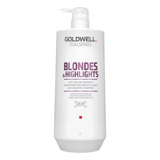 Goldwell Шампунь DSN Blondes&Highlights проти жовтизни для освітленого волосся, 1 л