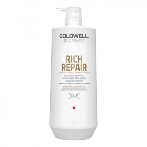Goldwell Шампунь DSN Rich Repair восстанавливающий для сухих и поврежденных волос, 1 л