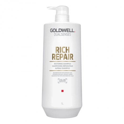 Goldwell Шампунь DSN Rich Repair восстанавливающий для сухих и поврежденных волос, 1 л