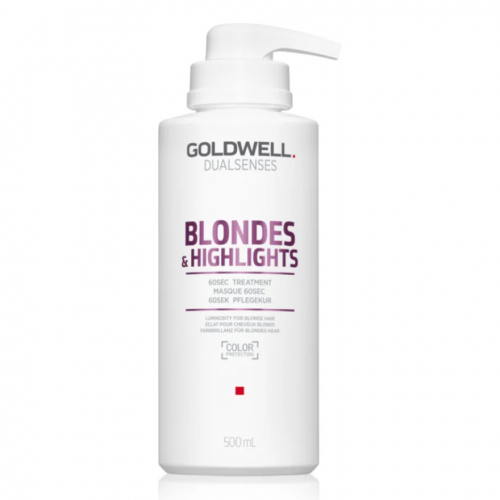 Маска для волос Goldwell DSN Blondes and Highlights 60 сек. восстанавливающая для нейтрализации желтизны, 500 мл НФ-00022171
