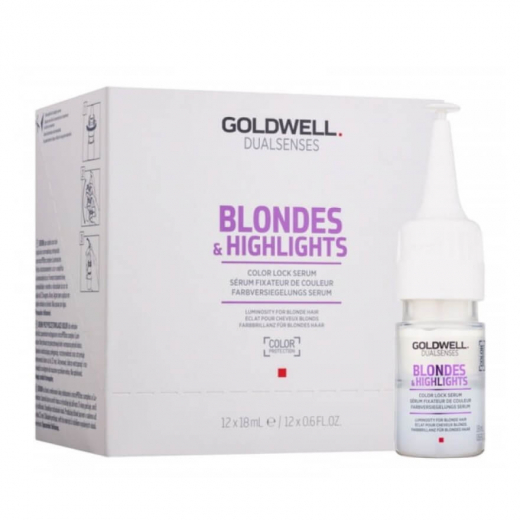 
                Goldwell Сыворотка DSN NEW Blondes&Highlights для сохранения блон-оттенка, 12*18 мл