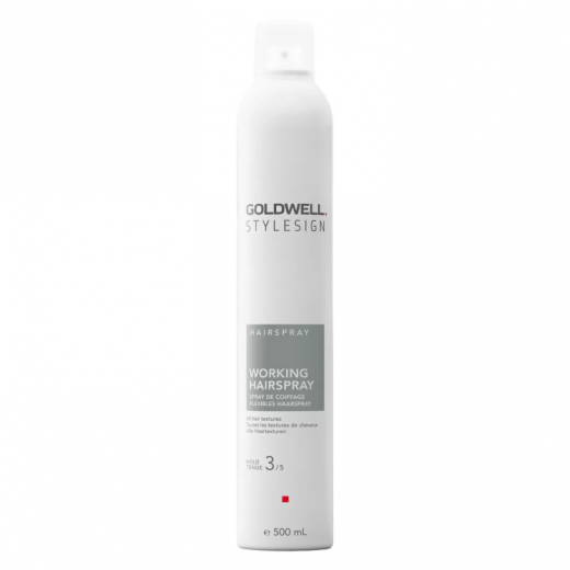 
                Goldwell Спрей Working Hairspray з блиском середньої фіксації, 500 ml