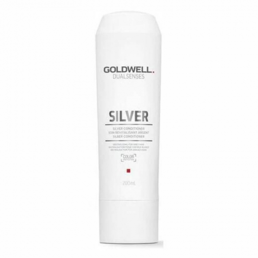 Goldwell Бальзам DSN Silver для освітленого та сивого волосся, 200 мл