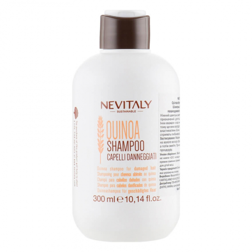 Шампунь з кіноа для пошкодженого волосся Nevitaly Quinoa Shampoo, 300 ml