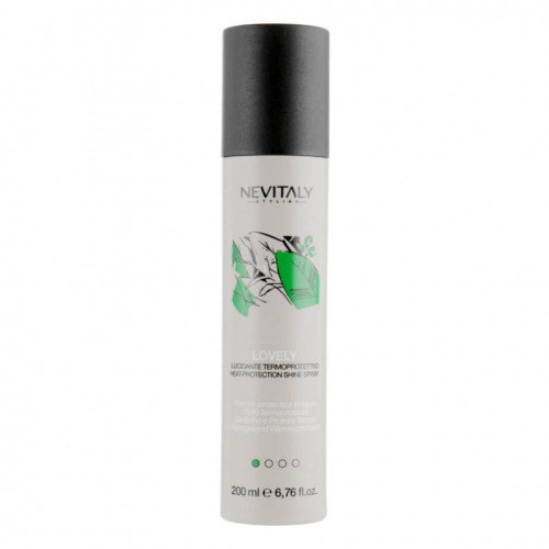 Термозащитный спрей для блеска волос Nevitaly Heat-Protection Shine Spray, 200 ml