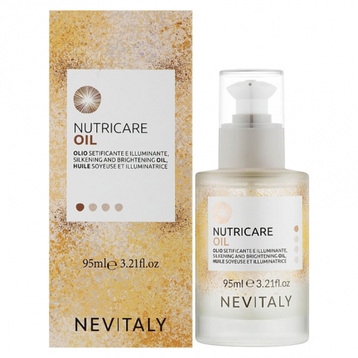 Олія проти завивання, яка живить і захищає всі типи волосся Nevitaly Nutricare Oil, 95 ml