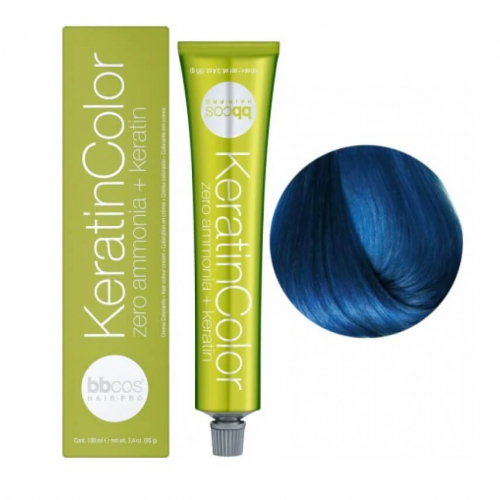 Bbcos KERATIN COLOR краска для волос 7000 корректор синий, 100 ml