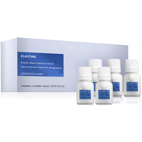 Beauty Spa Зміцнююча анті-ейдж озон-сироватка ЕЛАСТИН для обличчя та тіла BEAUTY SPA ELASTINE упаковка: 5 флаконів НФ-00023043