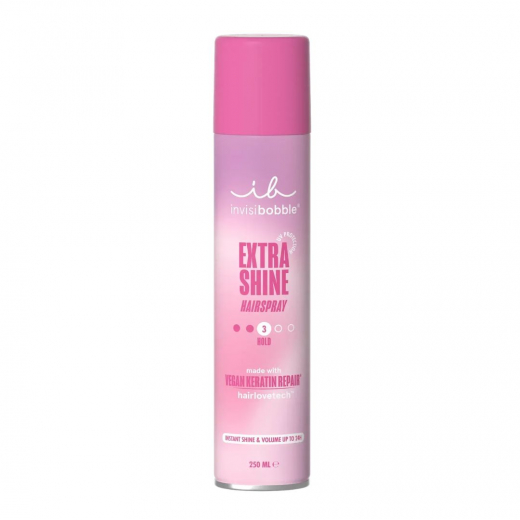 Лак для волос Invisibobble HAIR STYLING Extra Shine Hair Spray 250ml
