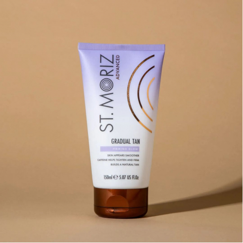 Лосьон для улучшения качества кожи с эффектом автозагара St.Moriz Advanced Firming Gradual Tan Lotion, 150ml