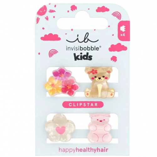 Заколка для волос invisibobble CLIPSTAR KIDS Bearly Bloomed
