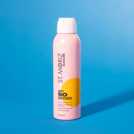 Солнцезащитный спрей для тела St Moriz Suncare SPF 50 Body Spray 200ml