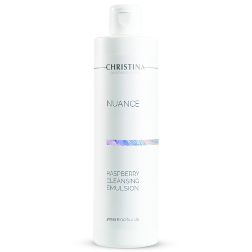 Christina Nuance Raspberry Cleansing Emulsion - Очищувальна емульсія з екстрактом малини, 300 ml 7290100368565 Christina Nuance Raspberry Cleansing Emulsion - Очищувальна емульсія з екстрактом малини, 300 ml 7290100368565