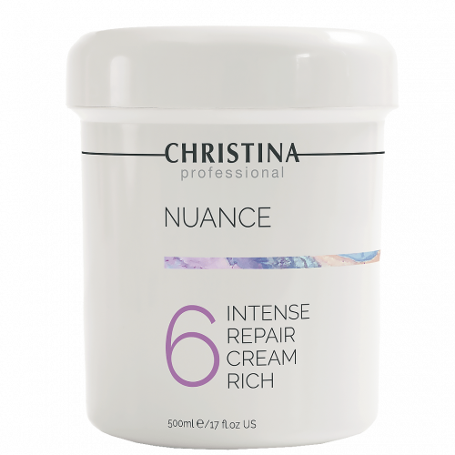 Christina Nuance Intense Repair Cream Rich - Крем для інтенсивного відновлення (крок 6), 500 ml 7290100368459 Christina Nuance Intense Repair Cream Rich - Крем для інтенсивного відновлення (крок 6), 500 ml 7290100368459