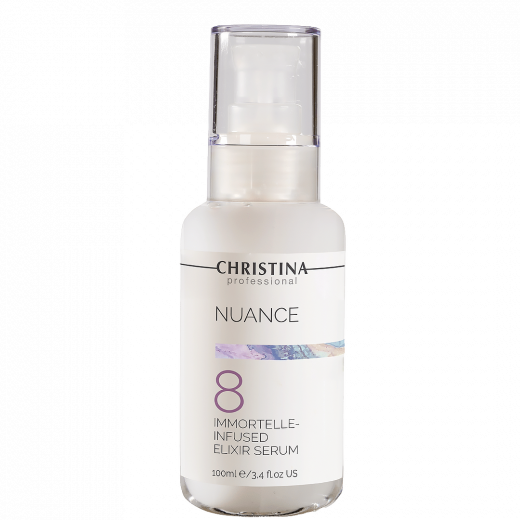 Christina Nuance Immortelle-Infused Elixir Serum - Сироватка-еліксир з екстрактом безсмертника (крок 8), 100 ml Christina Nuance Immortelle-Infused Elixir Serum - Сироватка-еліксир з екстрактом безсмертника (крок 8), 100 ml