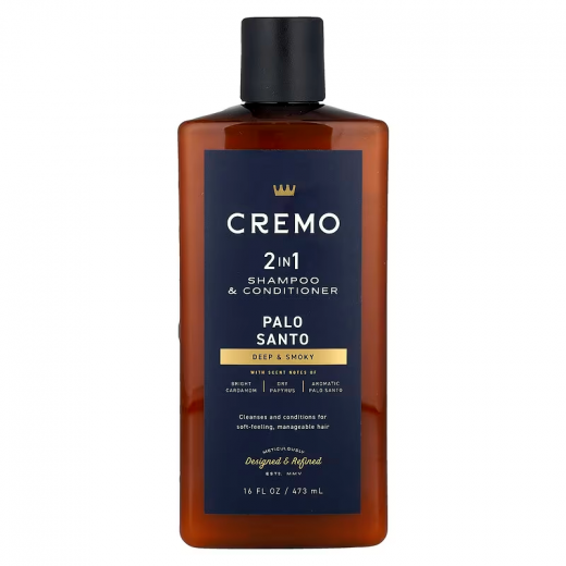 
                Cremo Palo Santo – шампунь и кондиционер «2 в 1», 473 ml