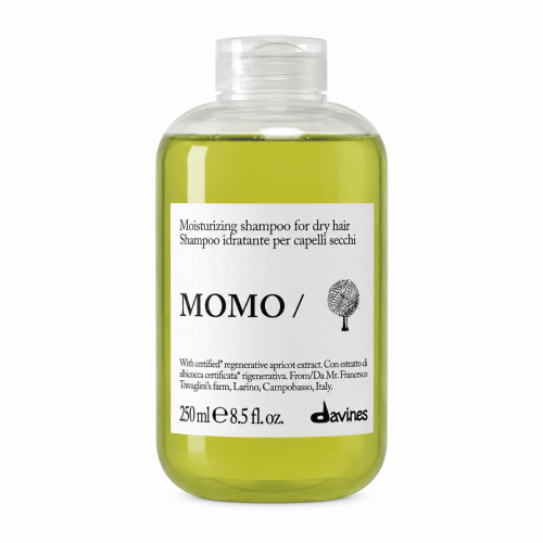 Davines MOMO Shampoo — увлажняющий шампунь для сухих волос, 250 мл
