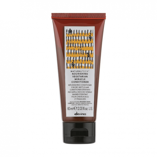 Davines NT Nourishing Vegetarian Miracle Conditioner — Питательный увлажняющий кондиционер «Вегетарианское чудо» для сухих и ломких волос, 60 мл