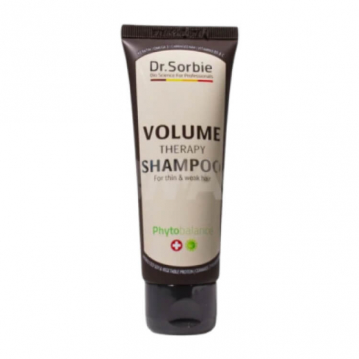 Dr. Sorbie Volume therapy Shampoo Терапевтический шампунь, 75 мл