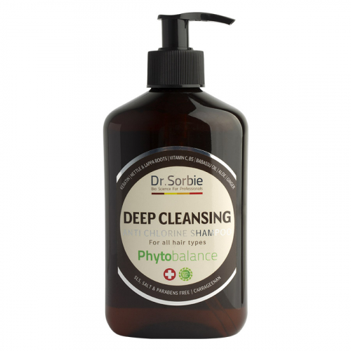 Dr. Sorbie Deep Cleansing Anti Chlorine shampoo Глибоко очищуючий шампунь, 400 мл