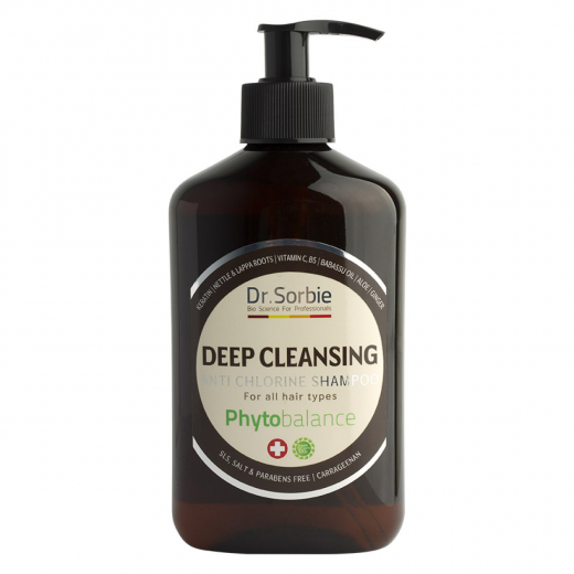 Dr. Sorbie Deep Cleansing Anti Chlorine shampoo Глубоко очищающий шампунь, 400 мл