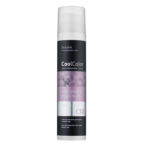 Erayba Cool Color Semi-Permanent Color Cream C12 перлинно-платиновий, 100 ml НФ-00026543 Erayba Cool Color Semi-Permanent Color Cream C12 перлинно-платиновий, 100 ml НФ-00026543