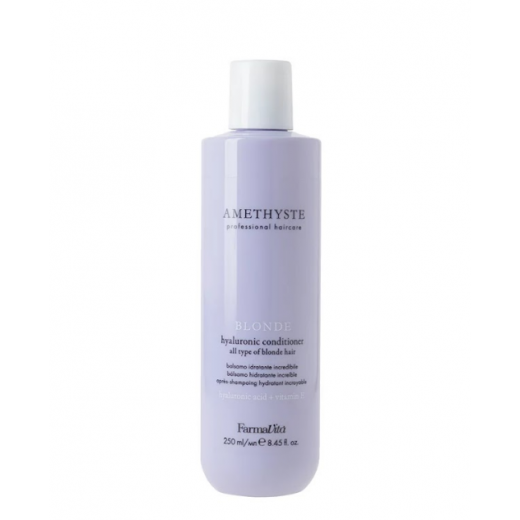FARMAVITA AMETHYSTE BLONDE - Hyaluronic Conditioner Увлажняющий кондиционер для всех типов осветленных волос 250 ml