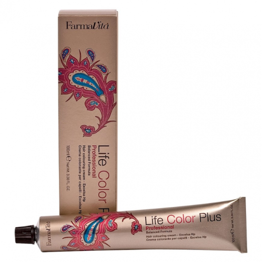 FarmaVita Life Color Plus фарба для волосся з екстрактом Бразильського горіху  7.77 світлий блондин коричневий кашемір інтенсивний 100 мл