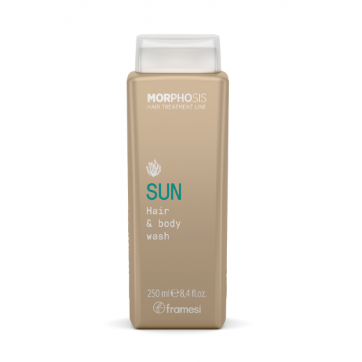 Framesi MORPHOSIS SUN ШАМПУНЬ-ГЕЛЬ ДЛЯ ДУША 2 В 1, 250 ml