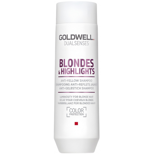 Goldwell Шампунь DSN Blondes&Highlights проти жовтизни для освітленого волосся, 100 мл НФ-00029689