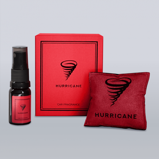 
                Hurricane Red ароматизатор в авто + додатковий флакон