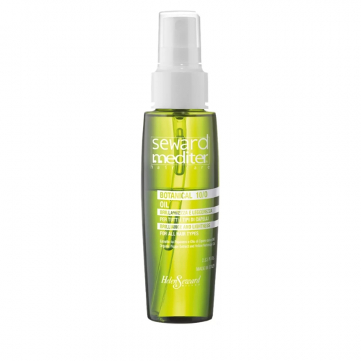 Helen Seward MEDITER Botanical Oil Двофазне масло блиск і легкість для всіх типів волосся, 75 ml