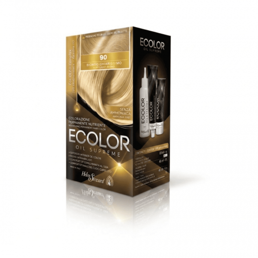 Helen Seward Набор для окрашивания волос в домашних условиях Ecolor Oil Supreme 90 светлый блонд интенсивный, 160 мл