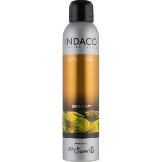 Лак для блиску волосся без фіксації INDACO, 250 ml