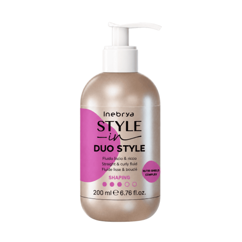 Inebrya Duo Style — флюїд для локонів або випрямлення волосся, 200 ml