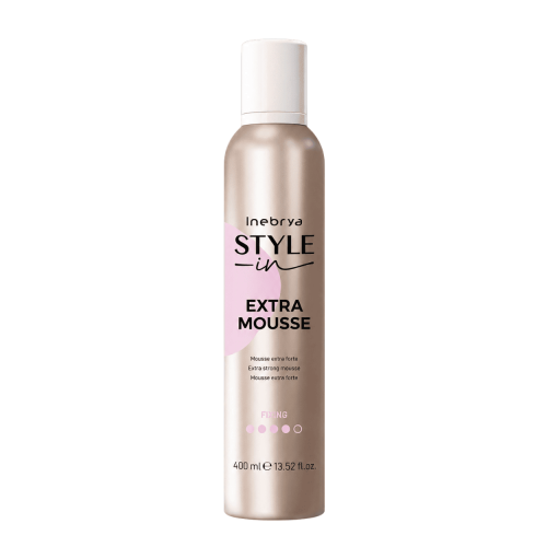 Inebrya Extra Mousse — мус екстра сильної фіксації, 400 ml Inebrya Extra Mousse — мус екстра сильної фіксації, 400 ml
