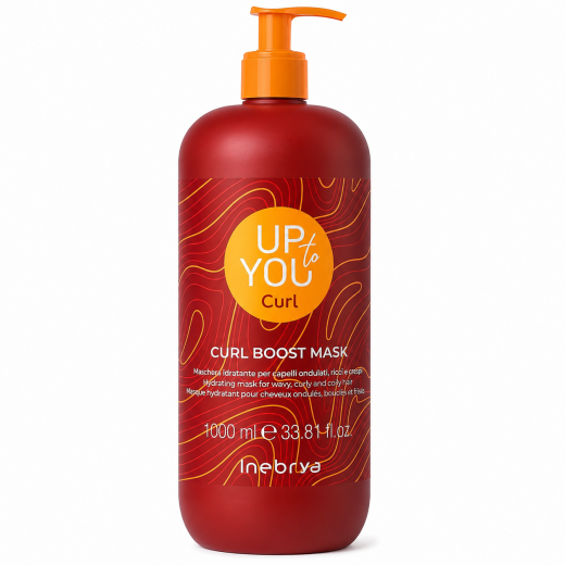 Inebrya Up To You Сurl Boost Mask Маска для кучерявого волосся і кудрявого методу, 1000 ml