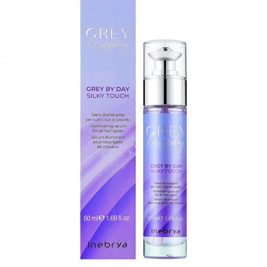 Сыворотка-блеск для всех типов волос Inebrya Grey By Day Silky Touch, 50 мл