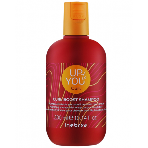 
                Inebrya Up To You Сurl Boost Shampoo Шампунь для кучерявого волосся і кудрявого методу, 300 ml