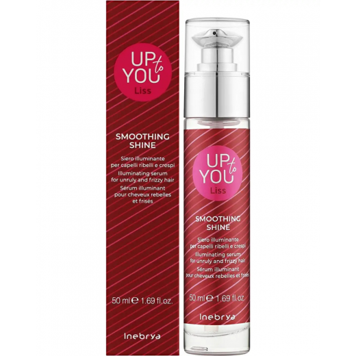 Inebrya Up To You Smoothing Shine Капли-блеск для разглаживания вьющихся волос, 50 ​​ml