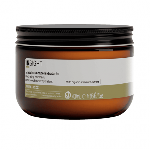 Insight Маска увлажняющая для волос Anti-Frizz Hair Hydrating Mask, 400 ml (стекло)